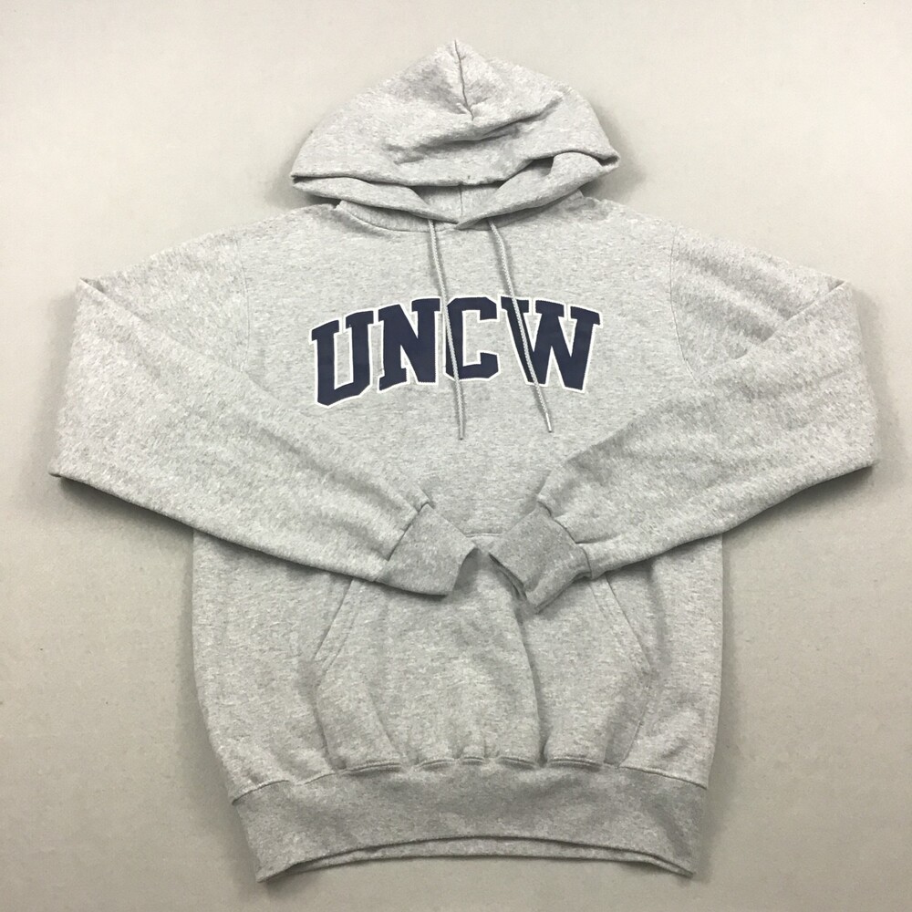 UNC Wilmington Sweatshirt Men Small Gray Champion NCAA Pullover Hoodie S *